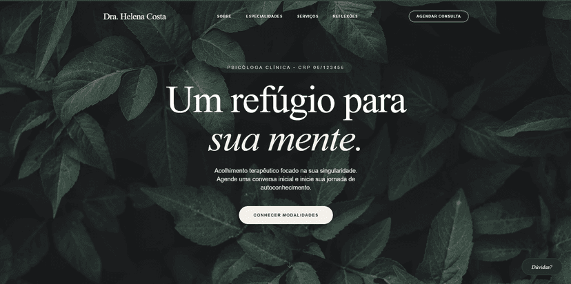 Logo do projeto A Landing Page Perfeita para uma Psicóloga